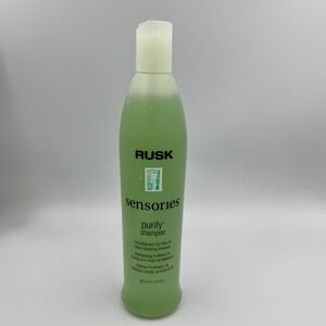 Rusk Sensories Purify Shampoo Cucurbita Tea Tree Deep Cleansing 13.5 *Broken Lid